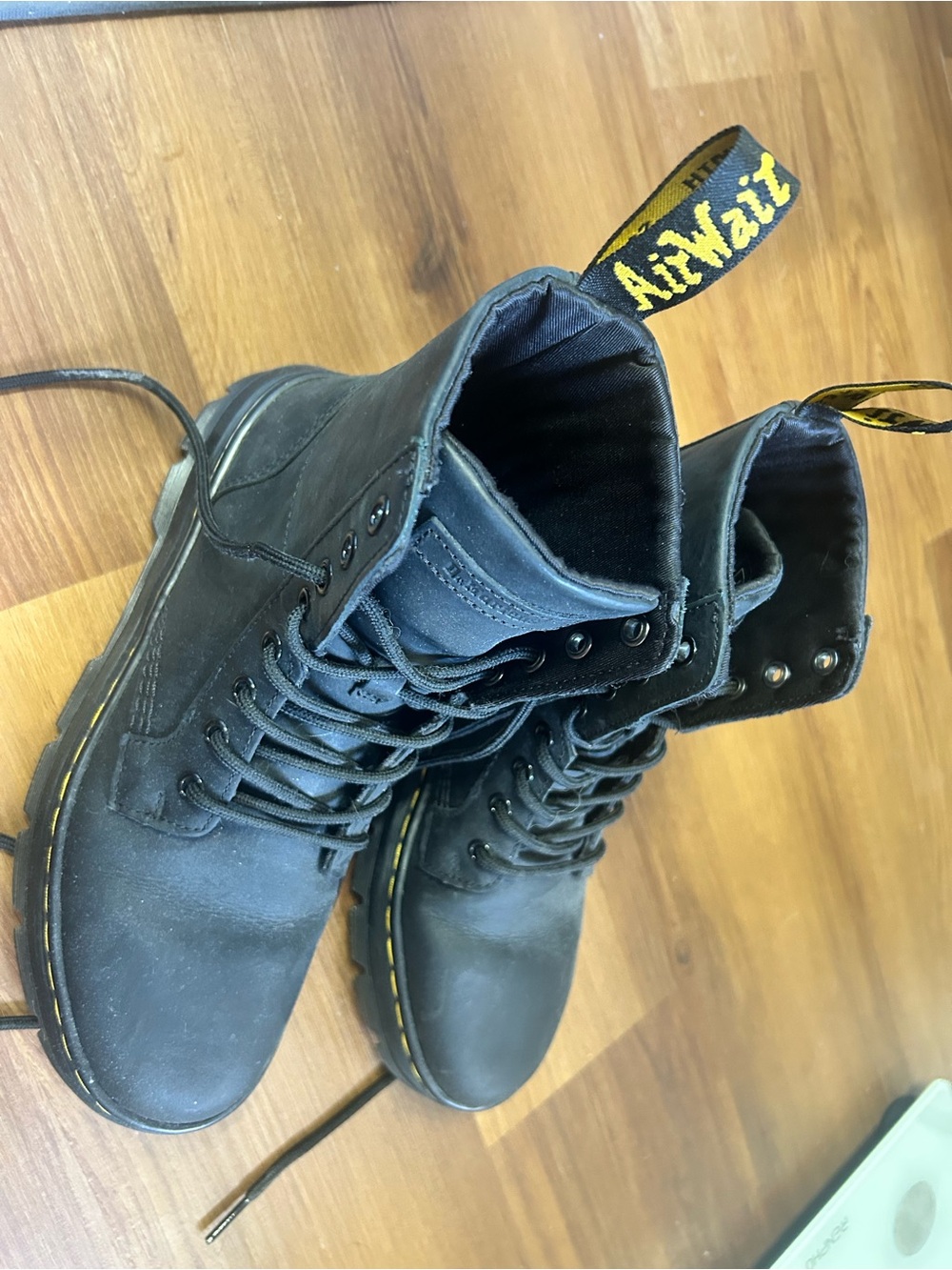Dr. Martens 1460 Black Smooth Leather 8-Eye Boots Women’s Size 8